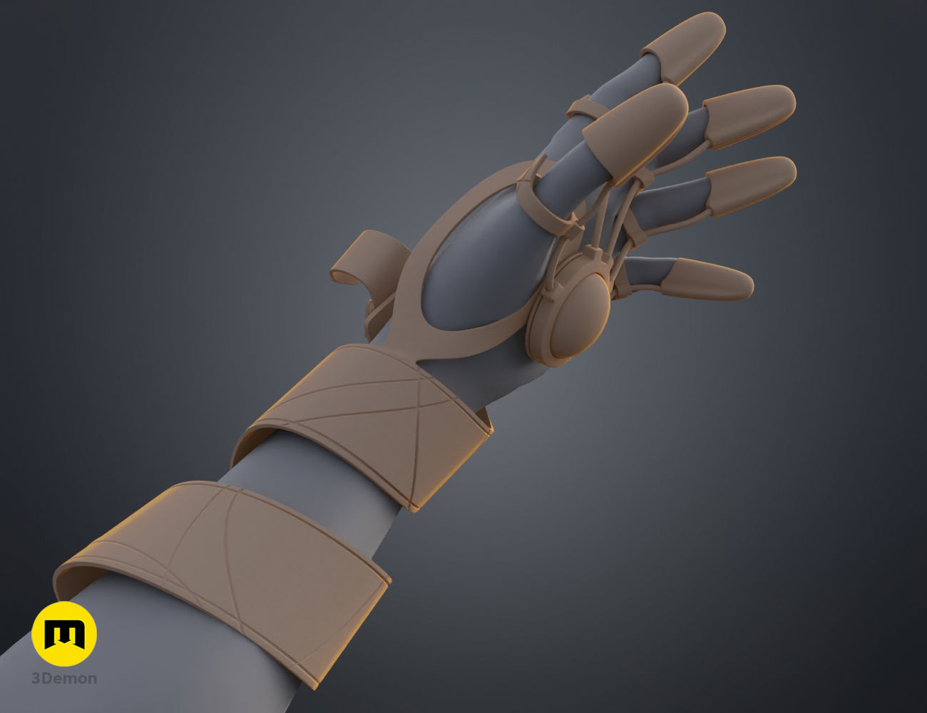 Kara kesh hand device - Stargate 3D print model_11