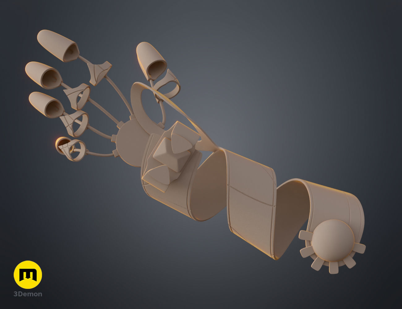 Kara kesh hand device - Stargate 3D print model_16