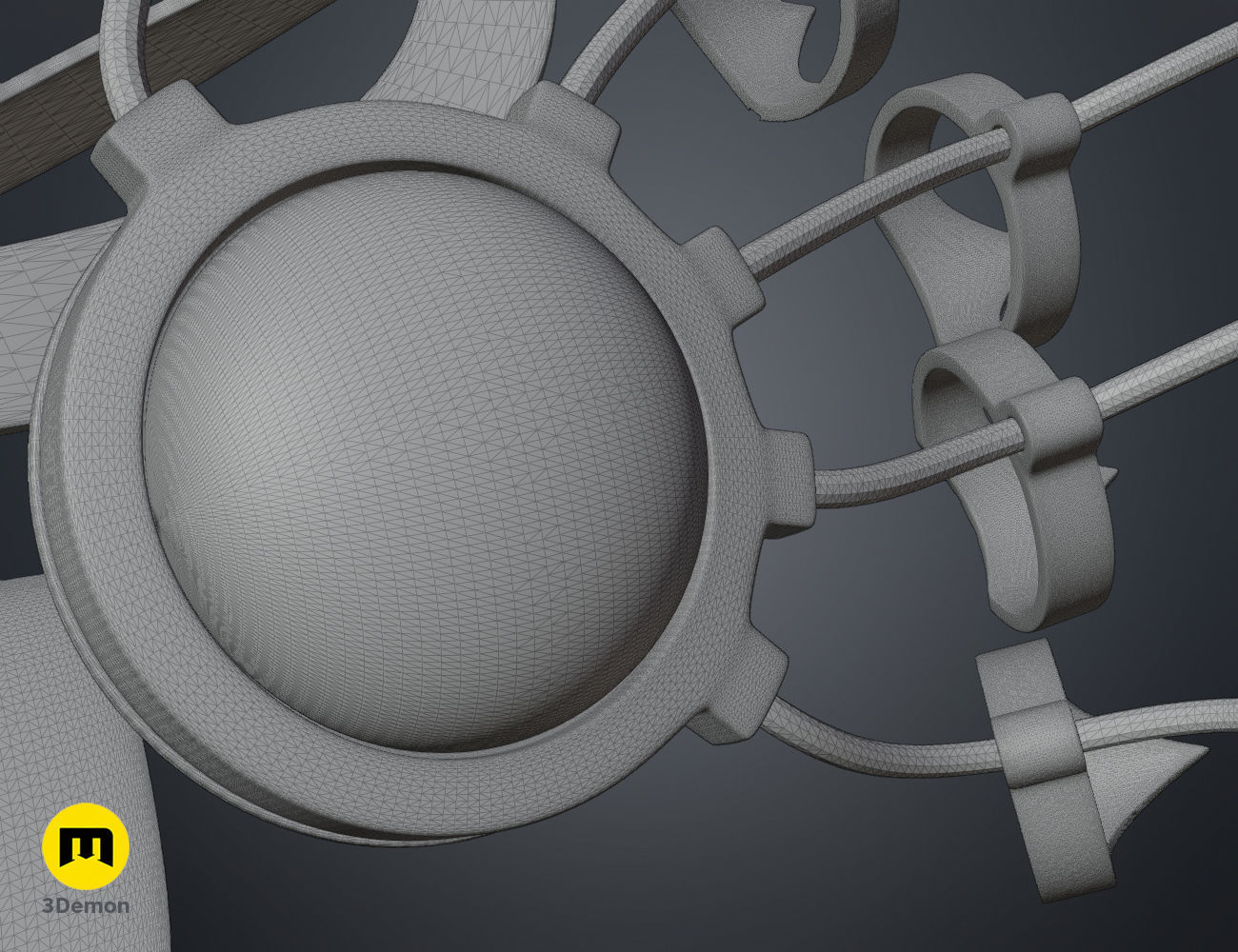 Kara kesh hand device - Stargate 3D print model_24