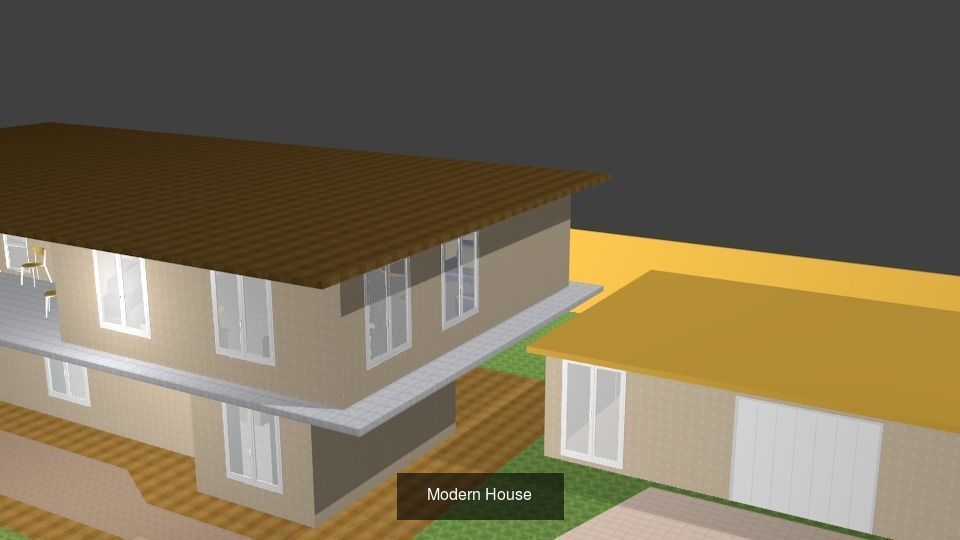 Modern House  3D Model Collection_4