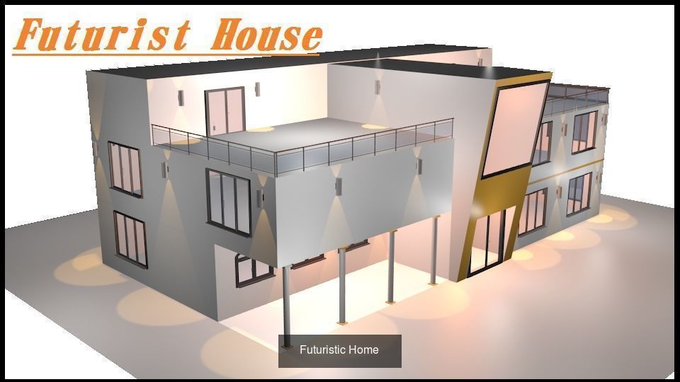 Modern House  3D Model Collection_6