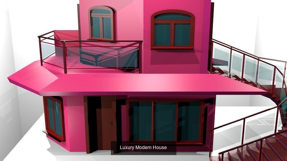 Modern House  3D Model Collection_2