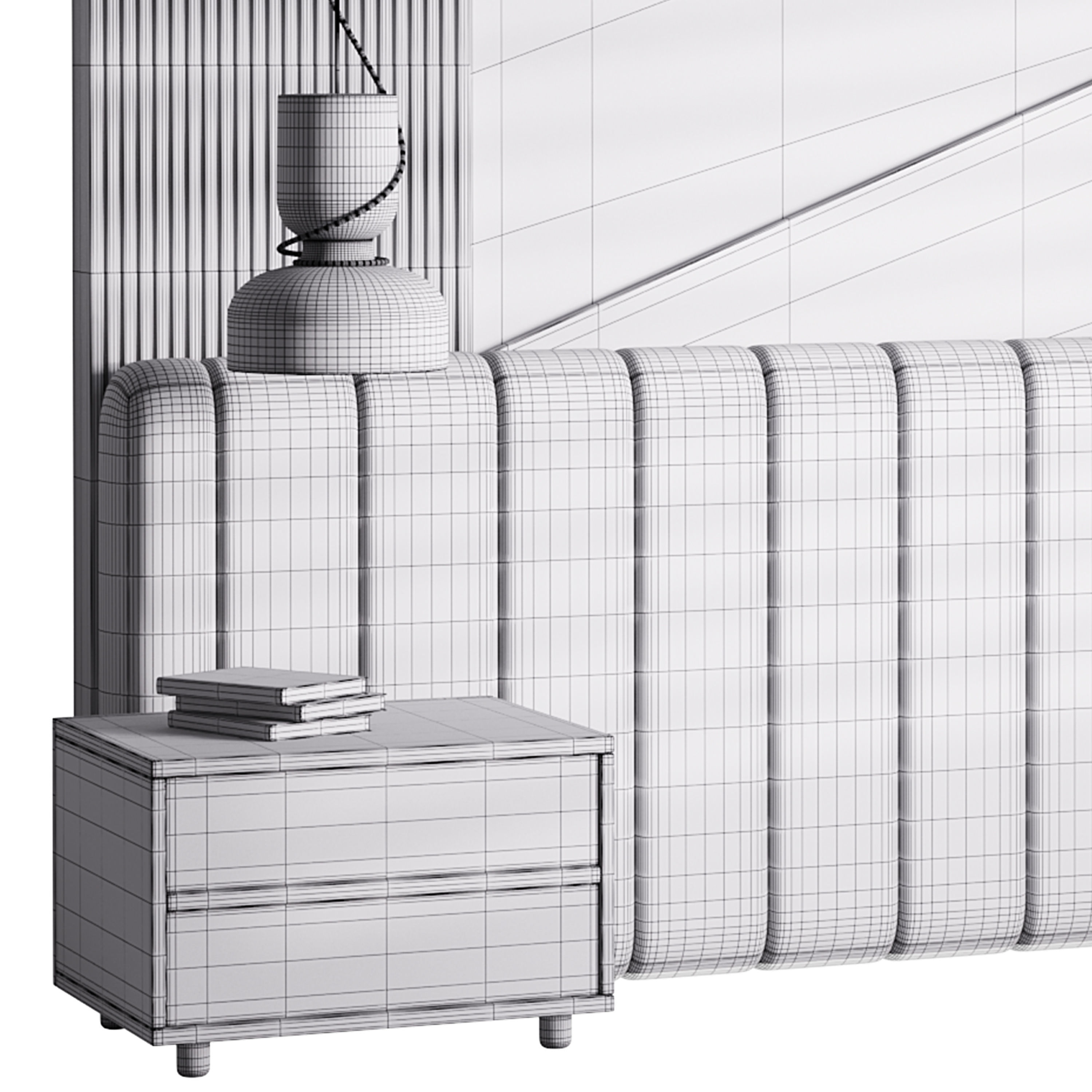 Decorative Wall panel  31 3D model_13