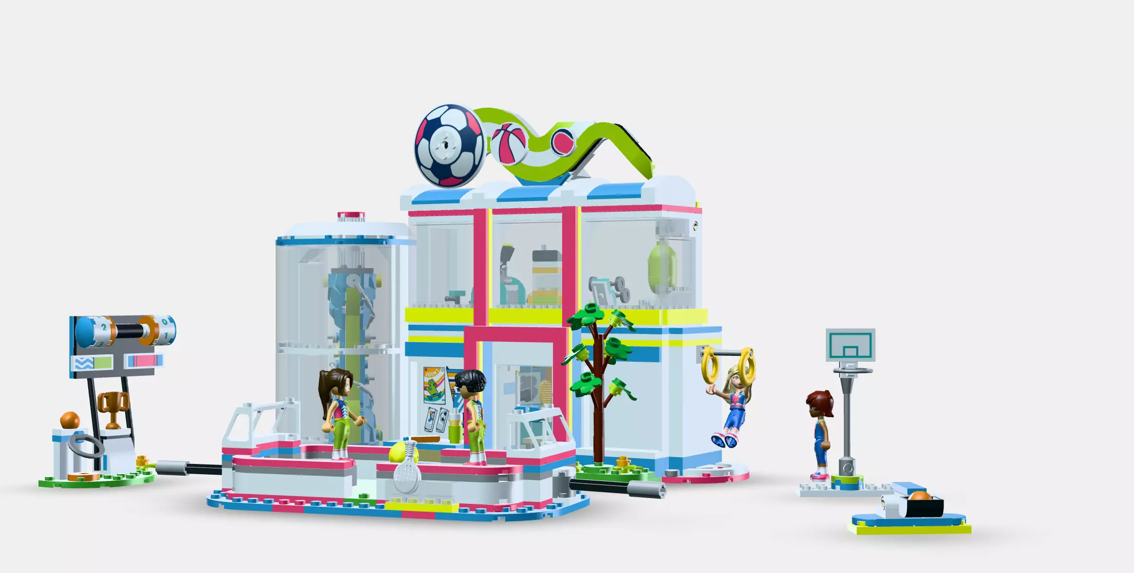 LEGO Friends Sports Center 41744 Low-poly 3D model