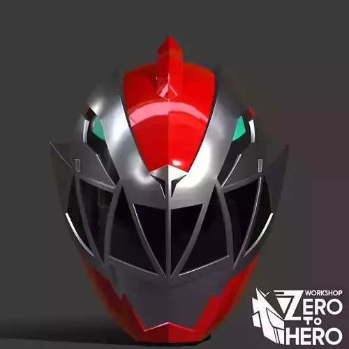 Power ranger Dino Fury Red Helmet