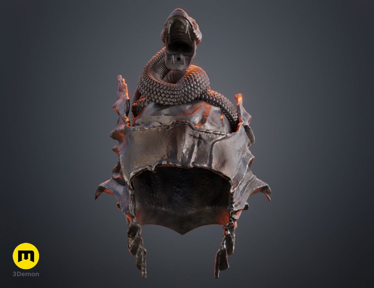 Messmer the Impaler Helmet - Elden Ring 3D print model_9