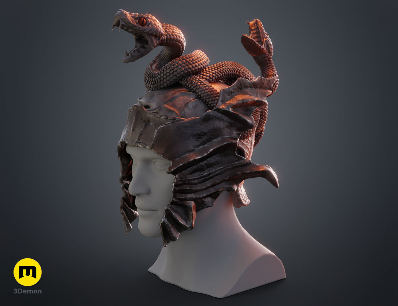 Messmer the Impaler Helmet - Elden Ring 3D print model_4