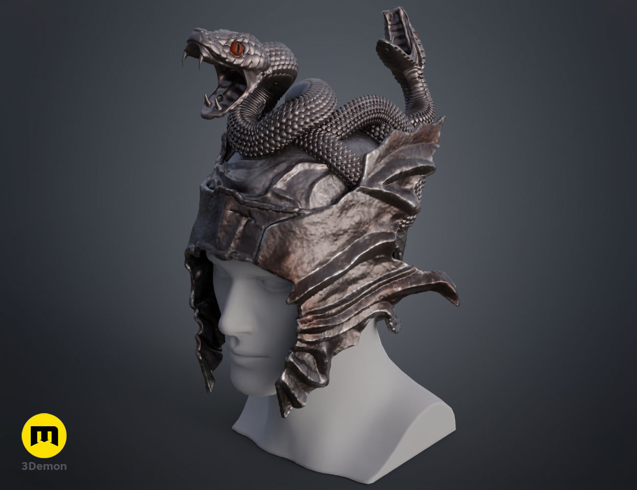 Messmer the Impaler Helmet - Elden Ring 3D print model_21