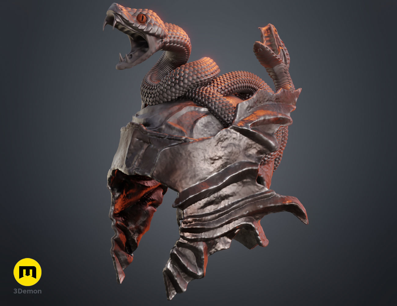 Messmer the Impaler Helmet - Elden Ring 3D print model_2