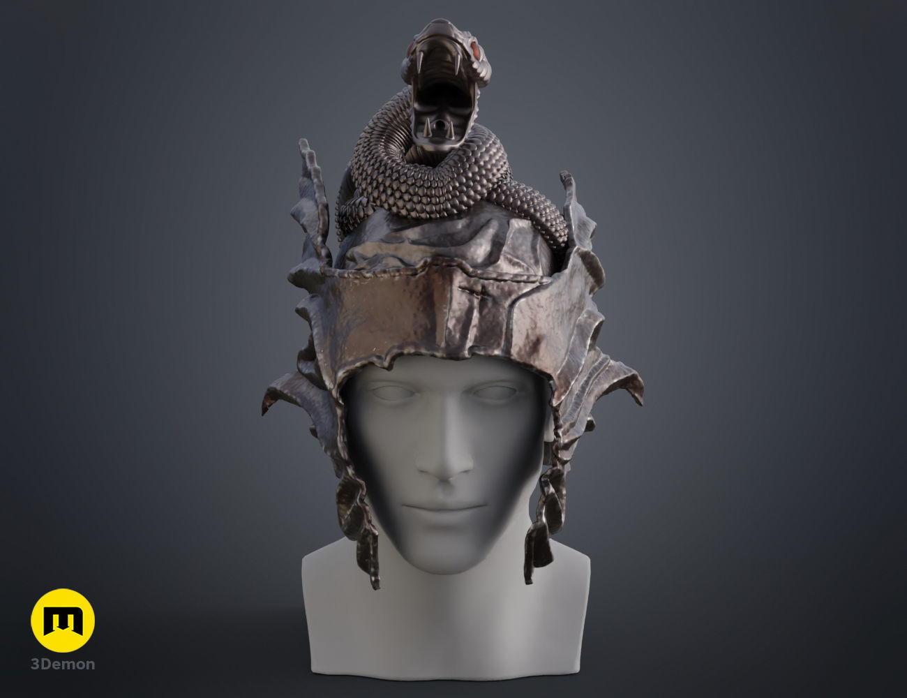 Messmer the Impaler Helmet - Elden Ring 3D print model_10