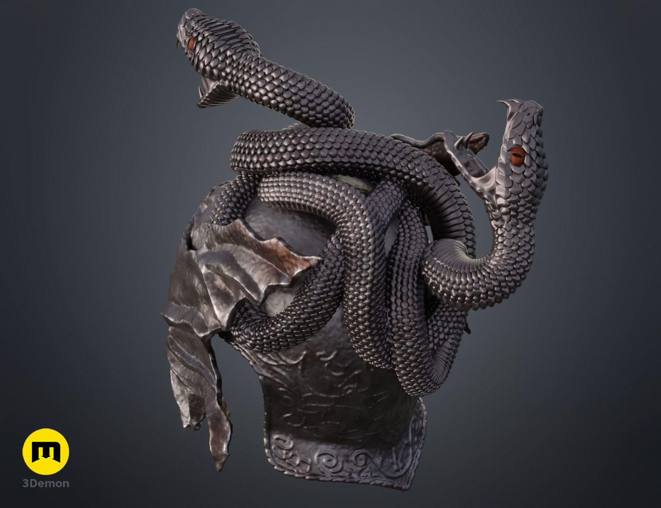 Messmer the Impaler Helmet - Elden Ring 3D print model_19