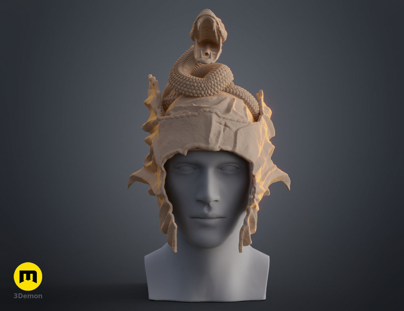 Messmer the Impaler Helmet - Elden Ring 3D print model_14