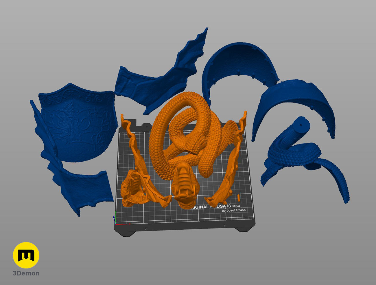 Messmer the Impaler Helmet - Elden Ring 3D print model_8