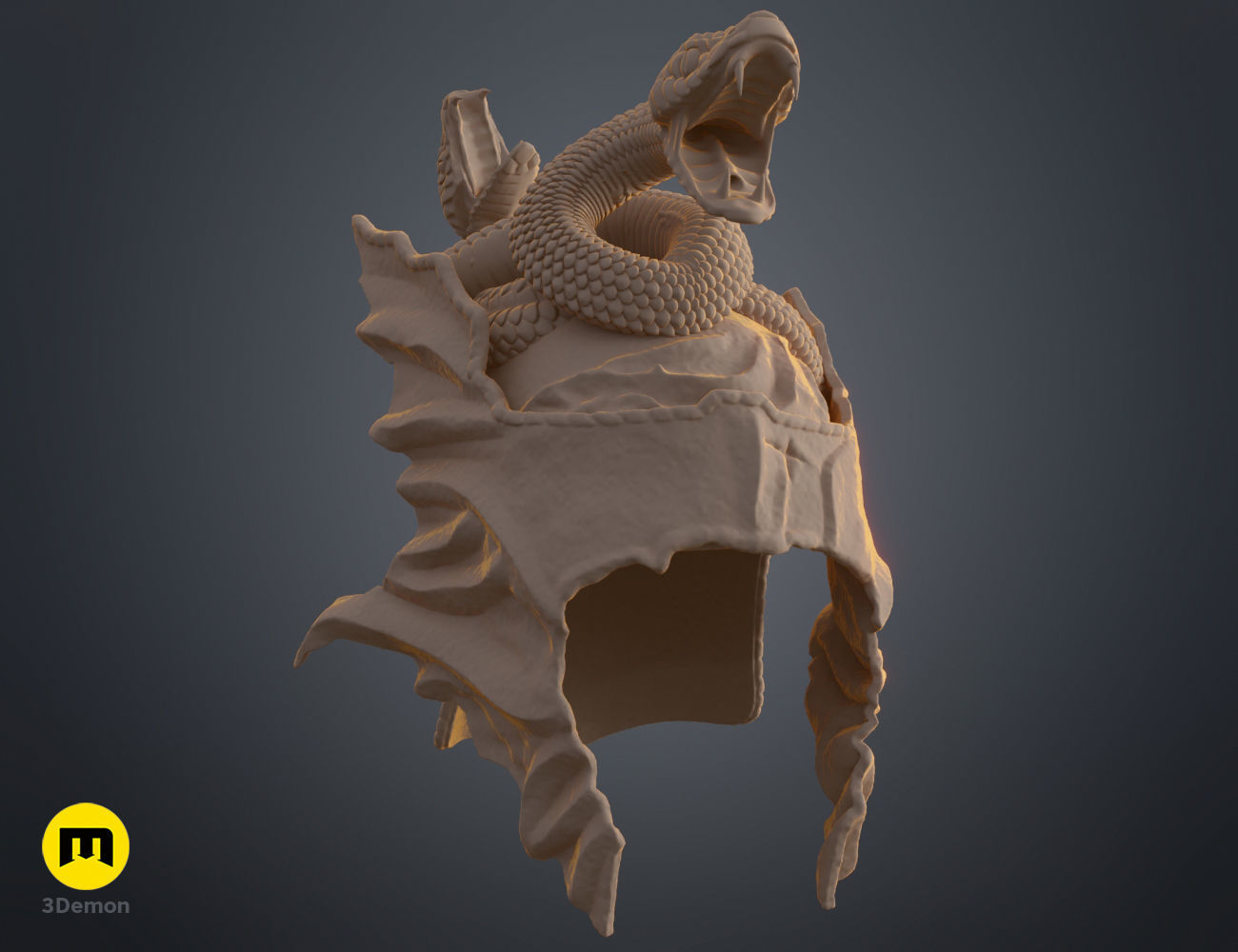 Messmer the Impaler Helmet - Elden Ring 3D print model_22