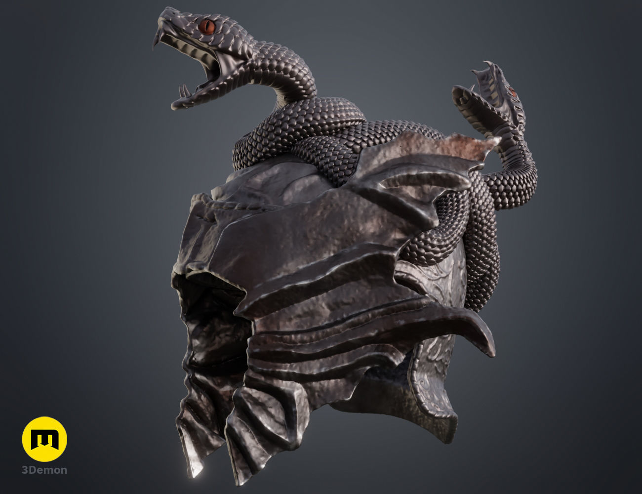 Messmer the Impaler Helmet - Elden Ring 3D print model_11