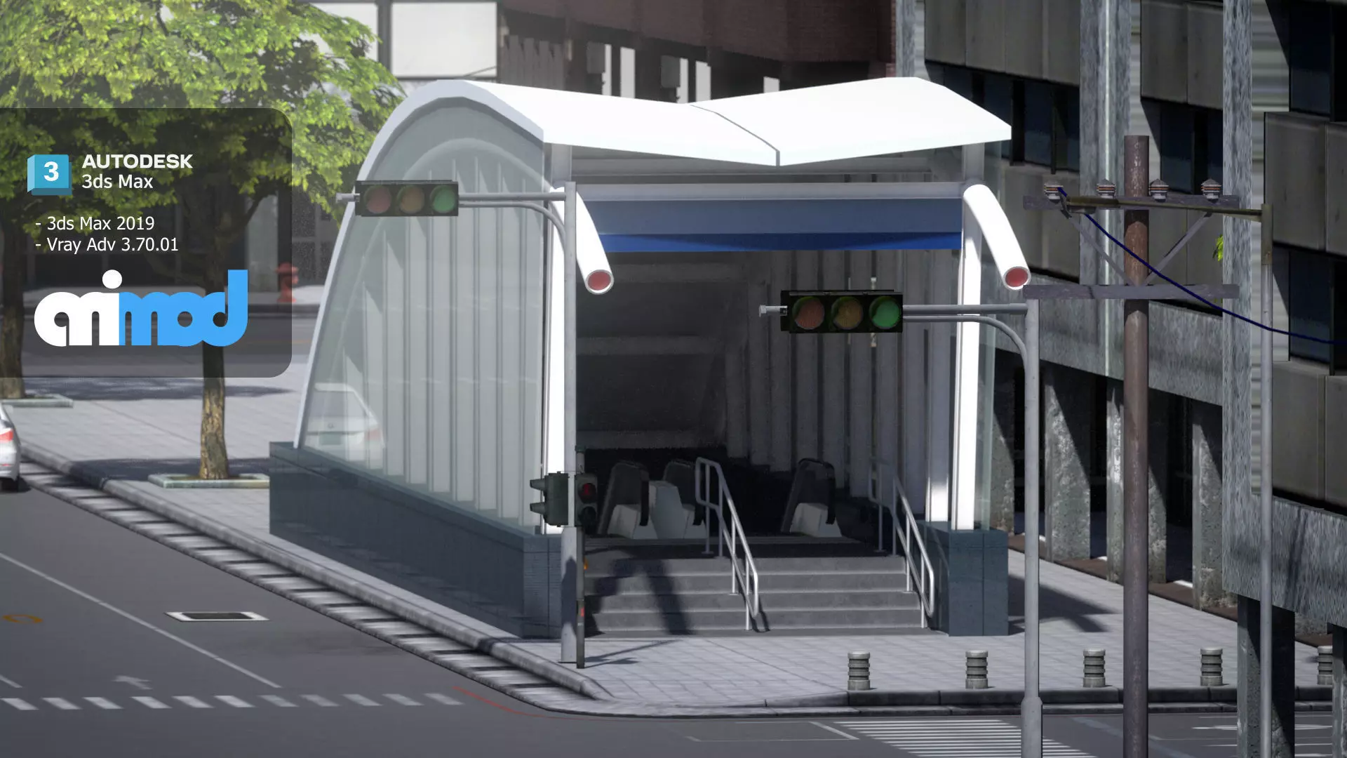 TW KRT Formosa Boulevard Station 3D model_0