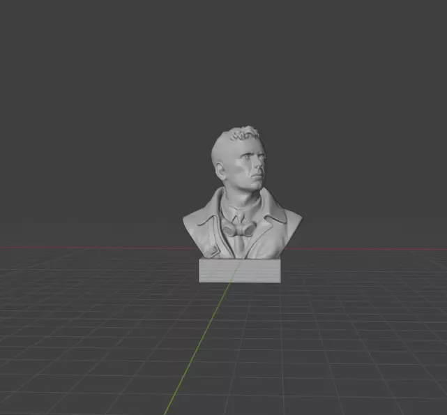 Charles Lindbergh 3D print model