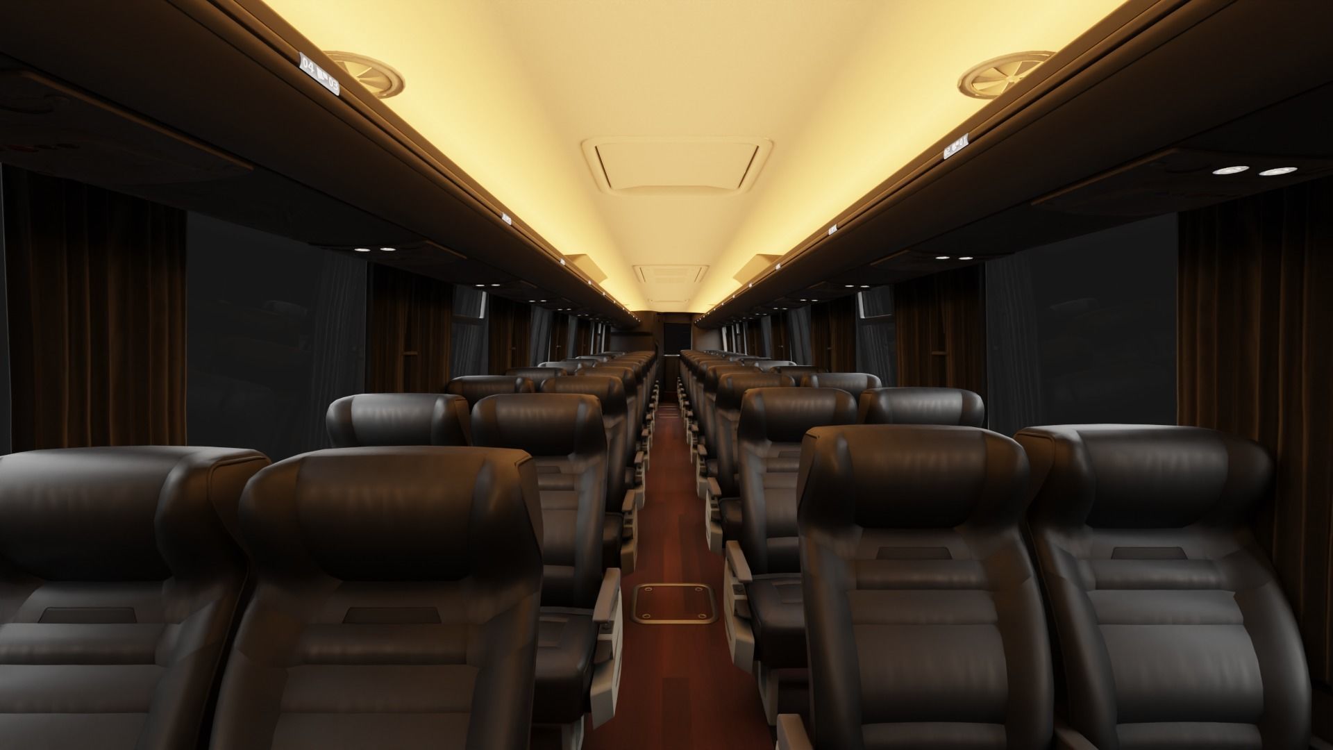 Busscar Vissta Buss 360 2022 6x2 3D model_12