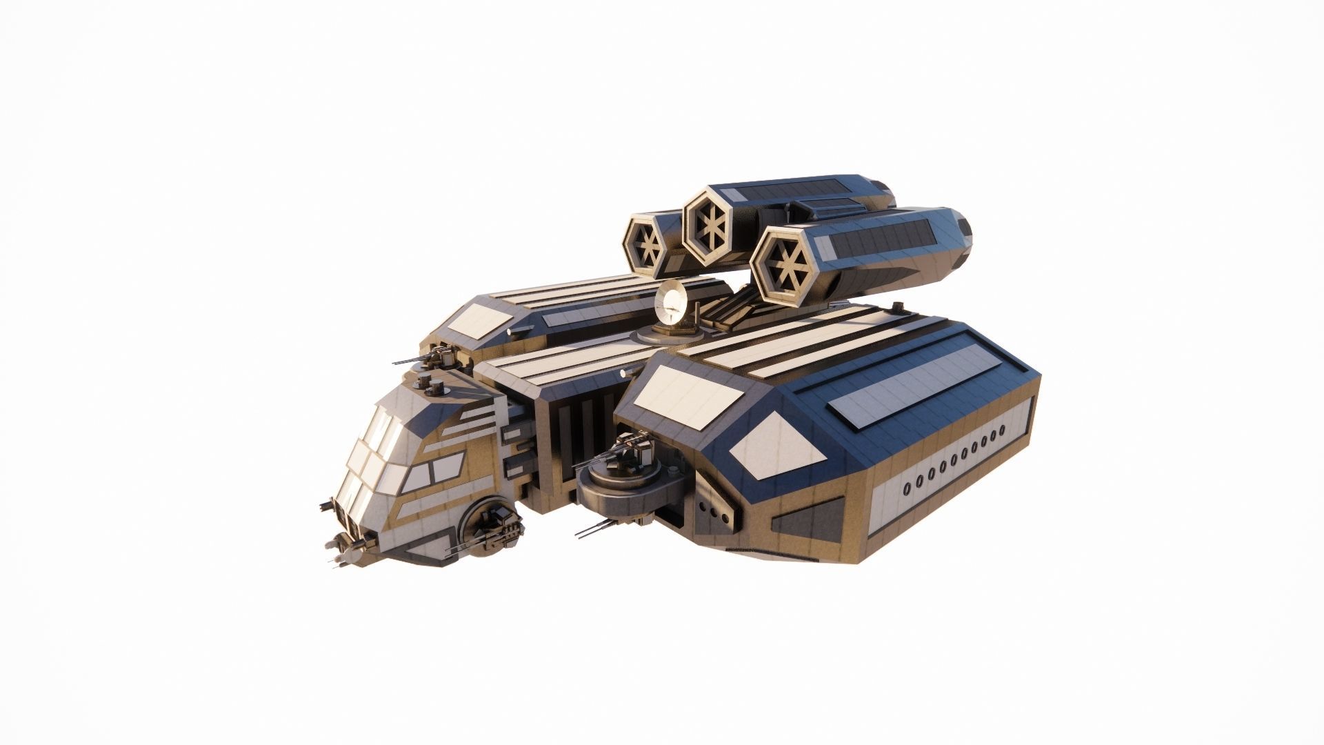 Spaceship-spacecraft-49 3D model_9