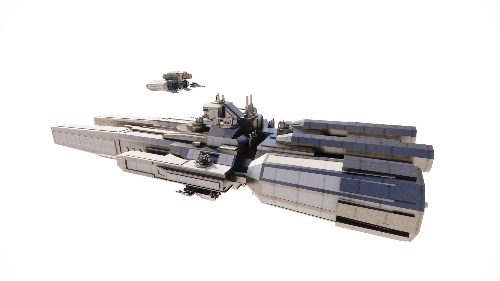 Spaceship-spacecraft-49 3D model_3