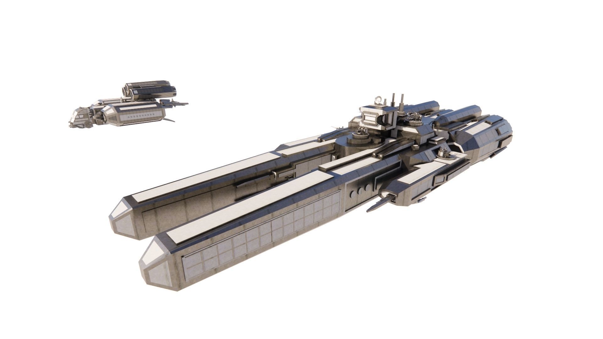 Spaceship-spacecraft-49 3D model_2