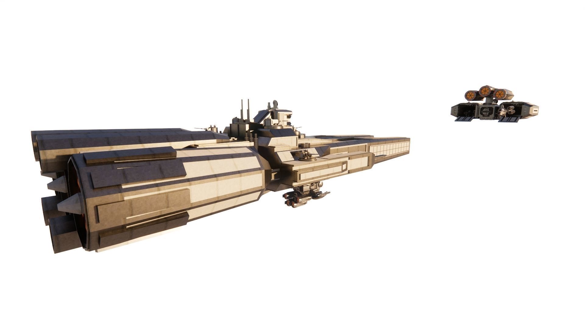 Spaceship-spacecraft-49 3D model_6