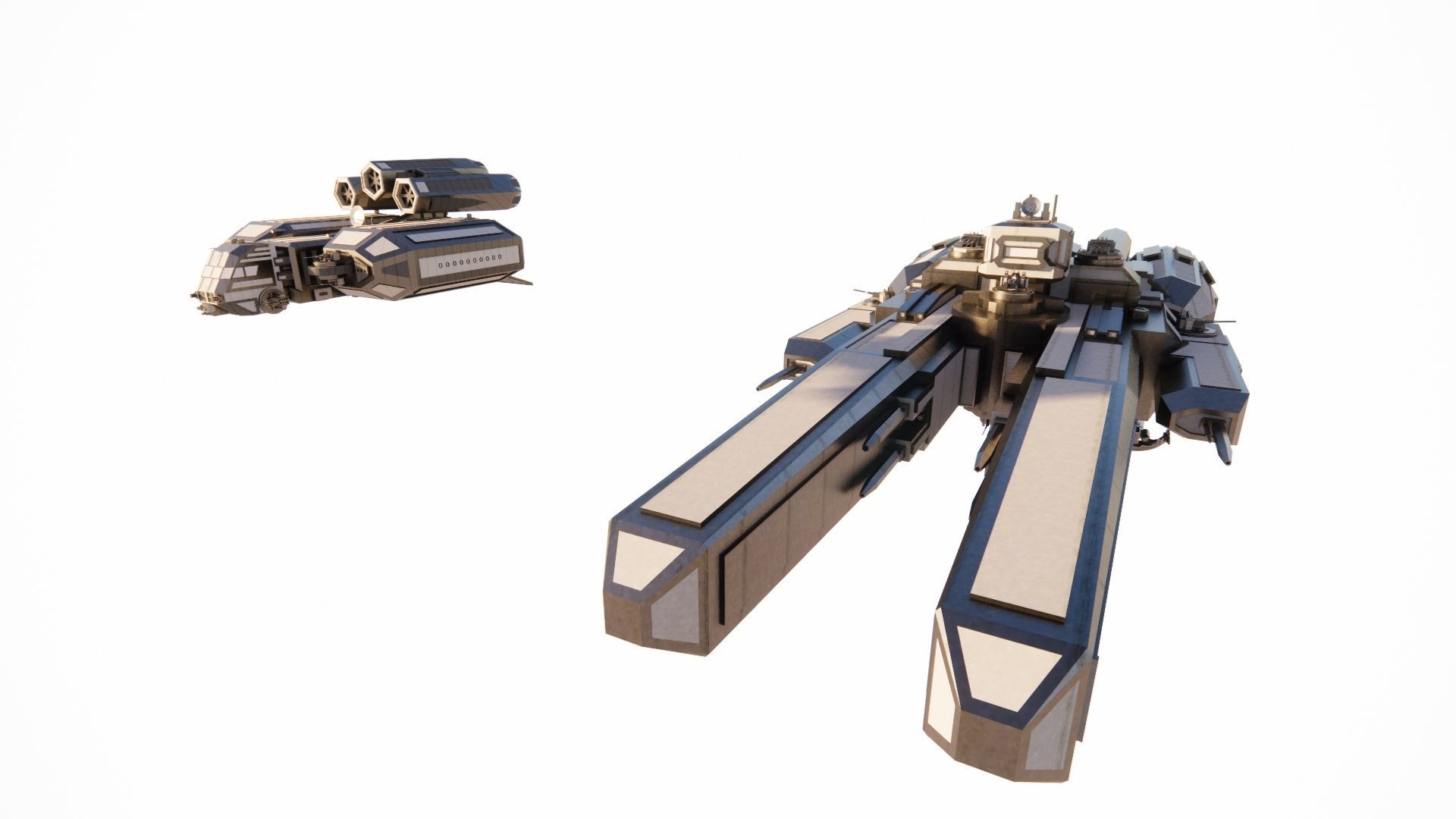 Spaceship-spacecraft-49 3D model_11