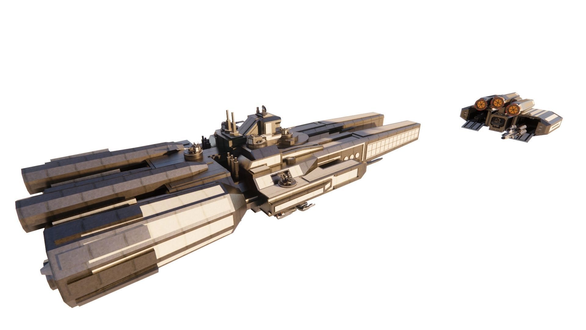 Spaceship-spacecraft-49 3D model_5