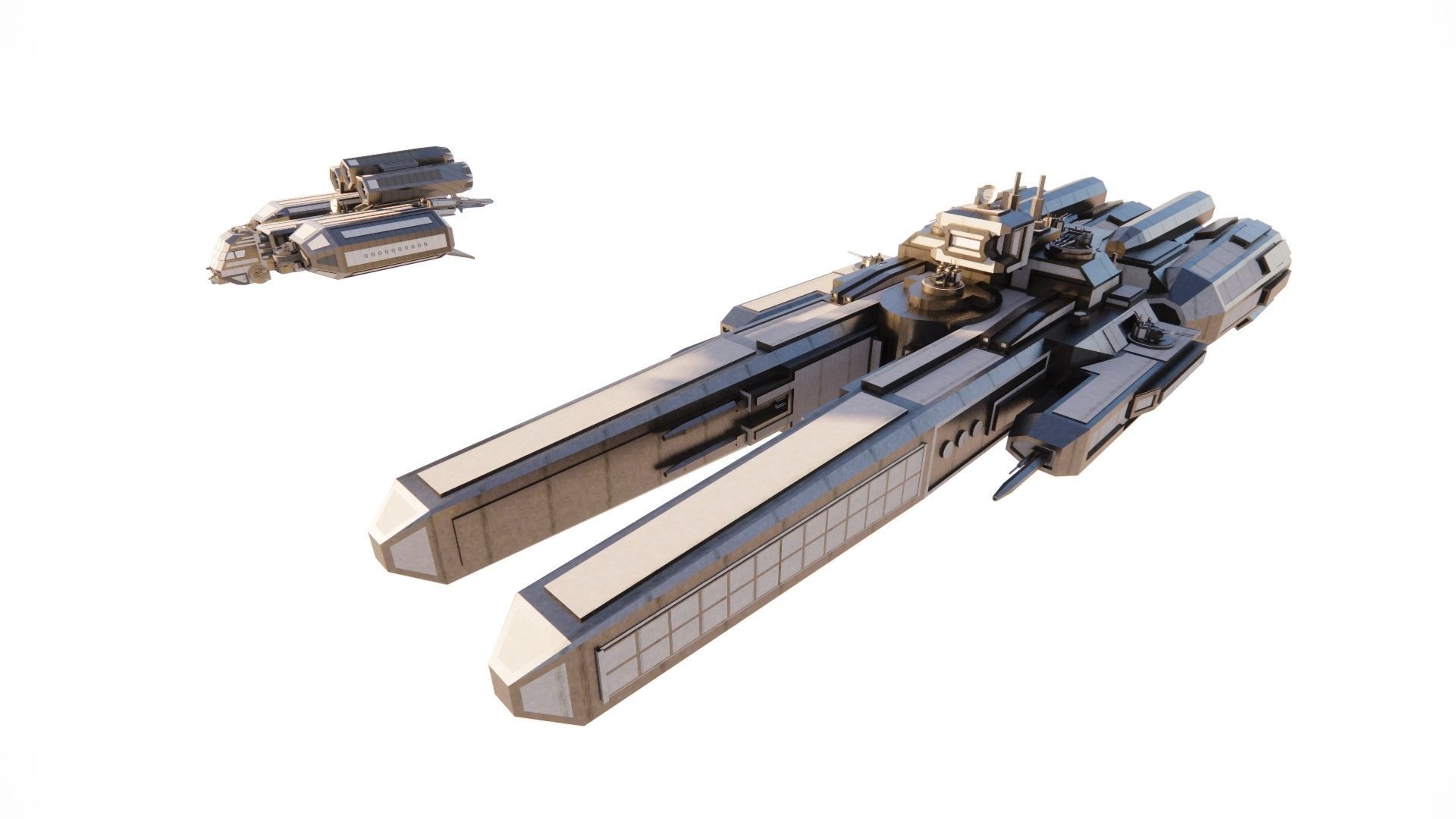 Spaceship-spacecraft-49 3D model_12