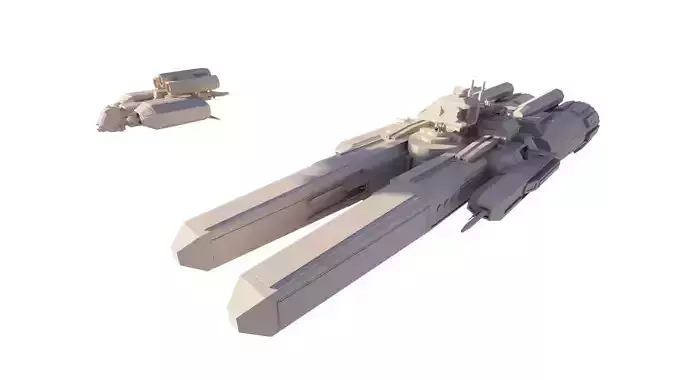 Spaceship-spacecraft-49 3D model