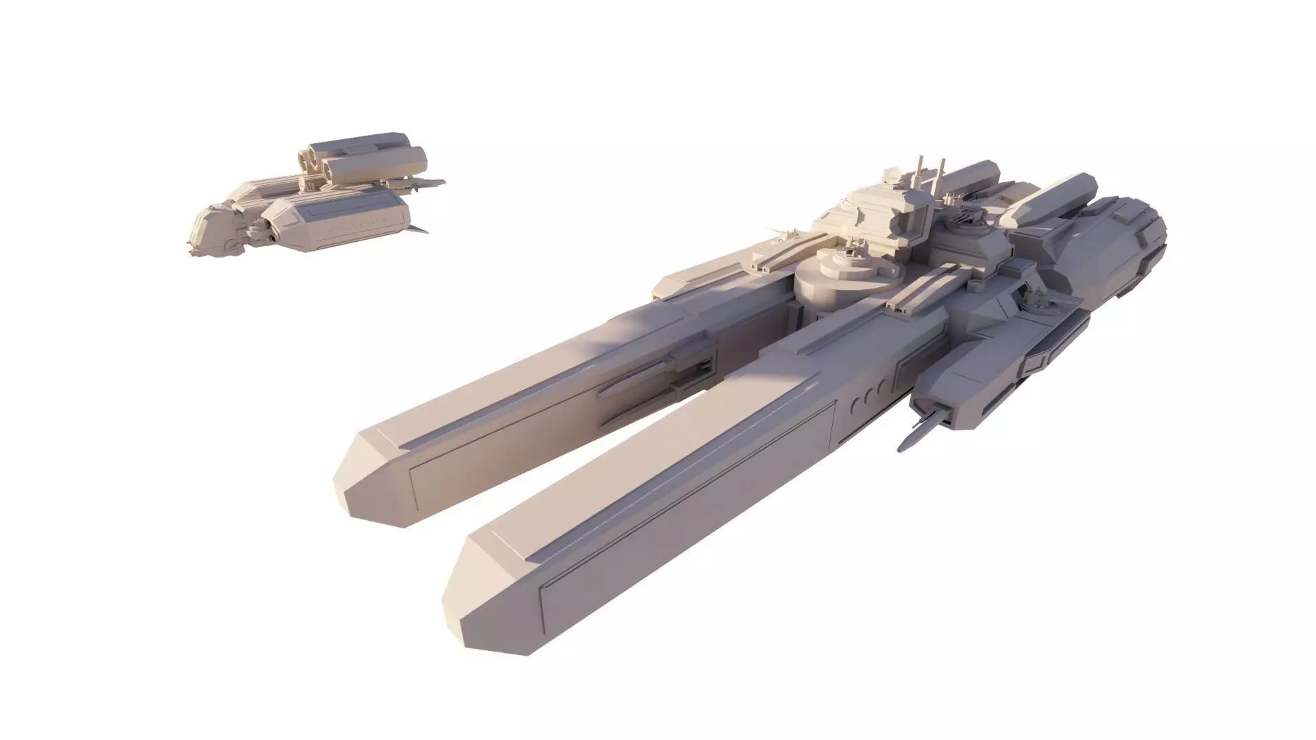 Spaceship-spacecraft-49 3D model_0