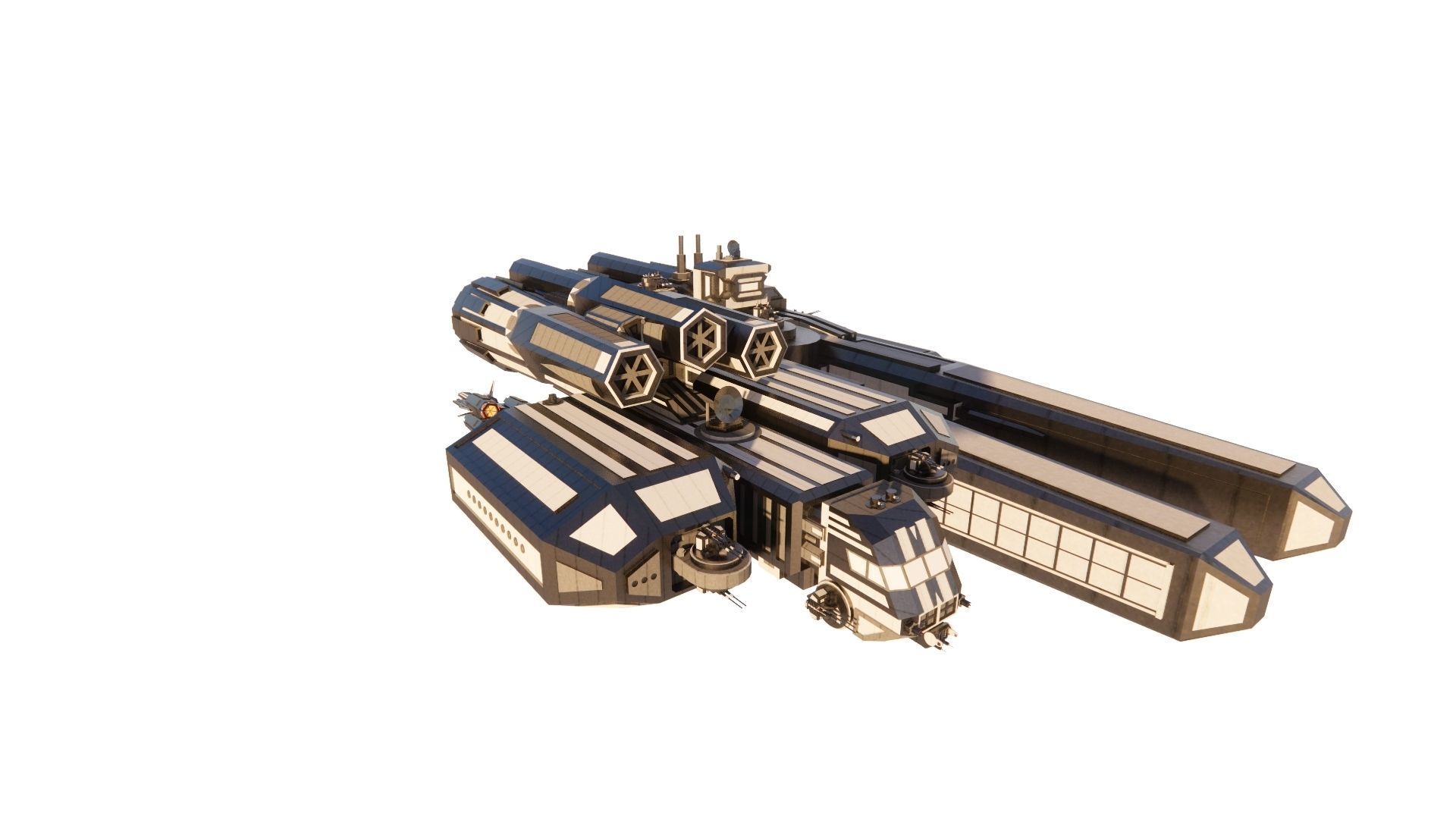 Spaceship-spacecraft-49 3D model_8