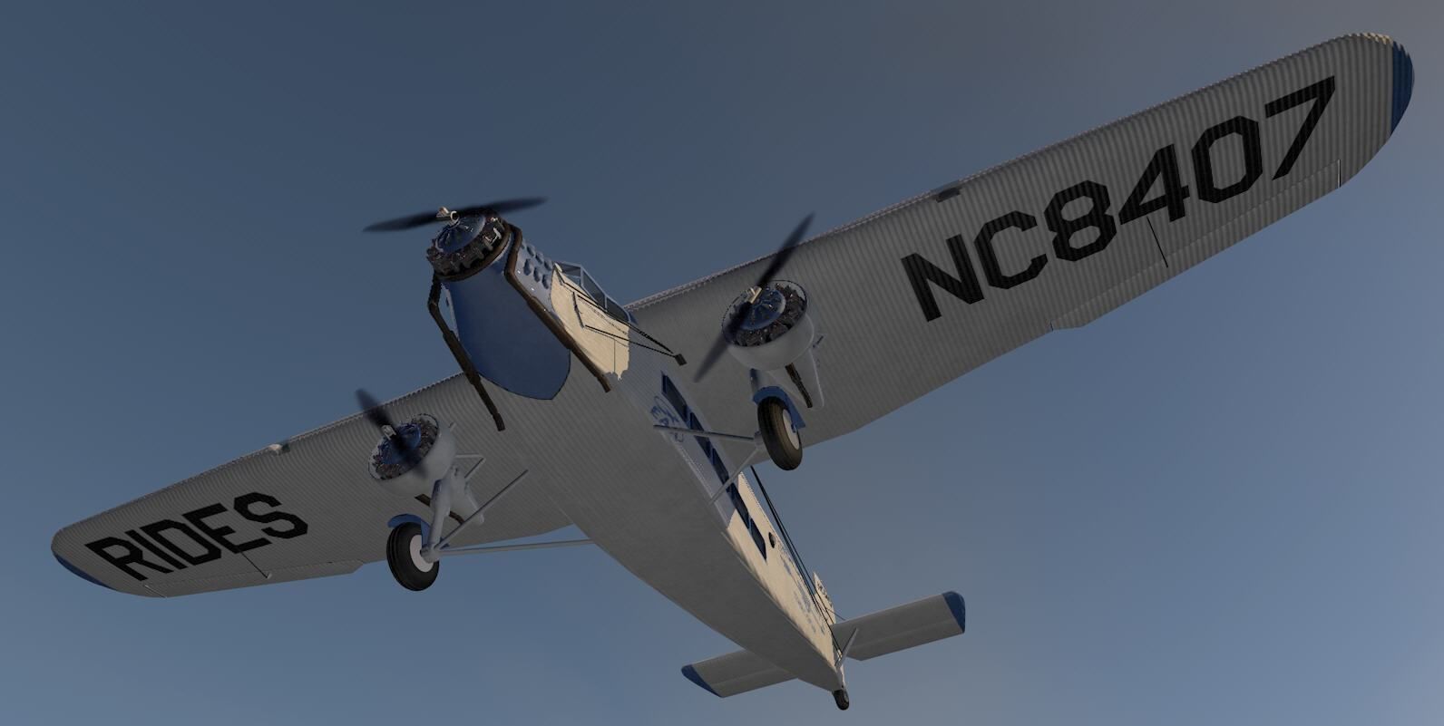 5-AT Trimotor 3D model_12