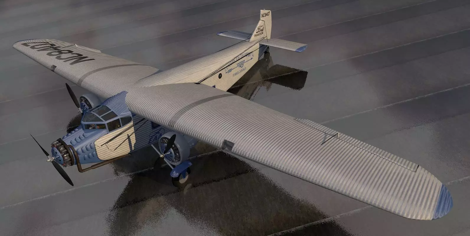 5-AT Trimotor 3D model_0