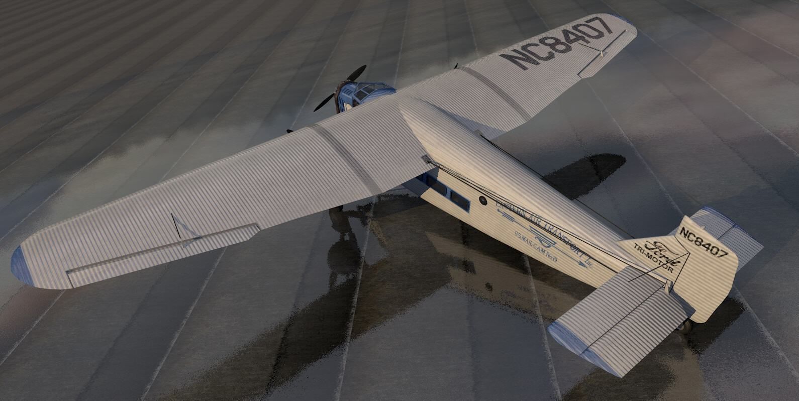 5-AT Trimotor 3D model_1
