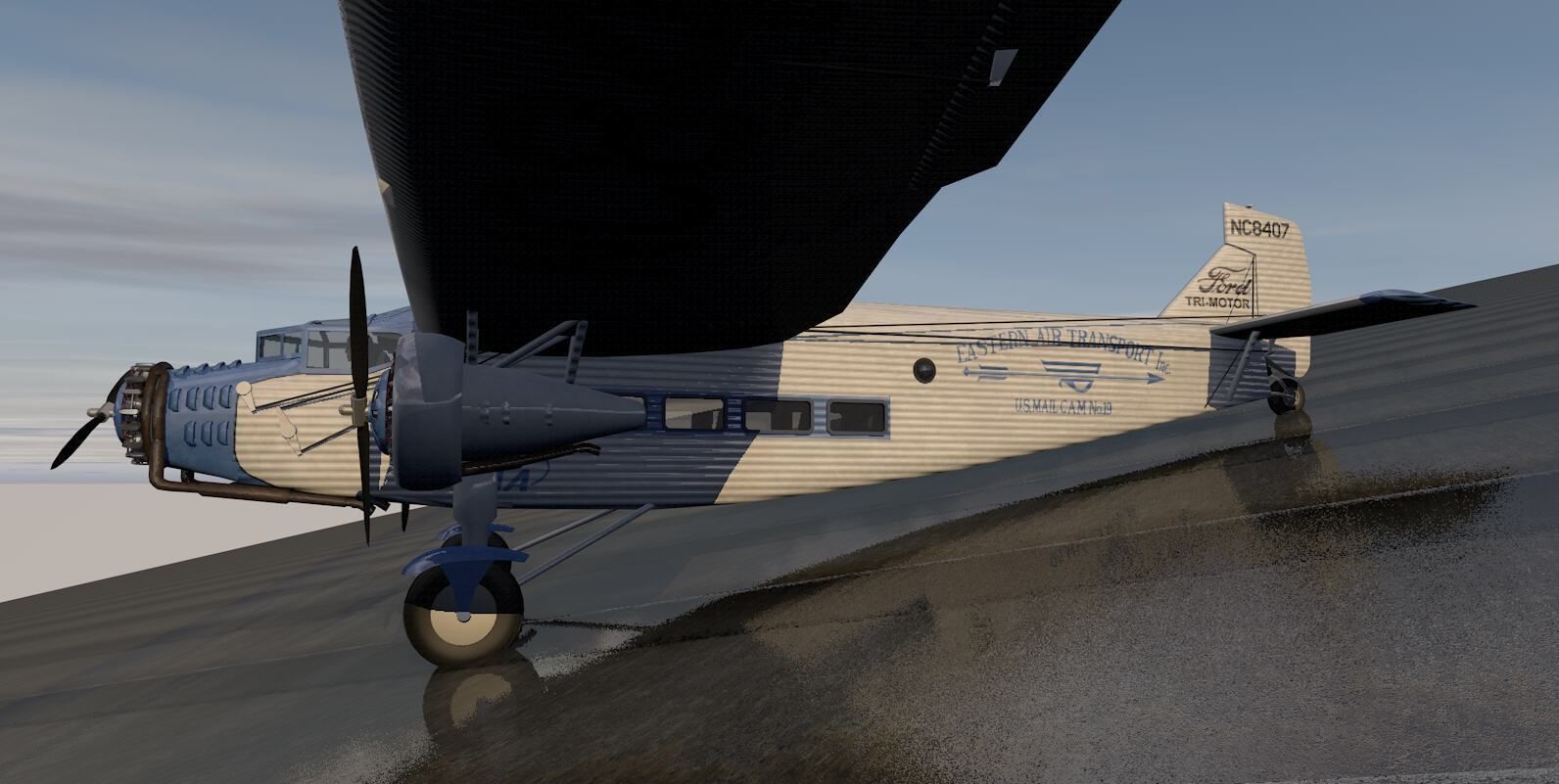 5-AT Trimotor 3D model_2