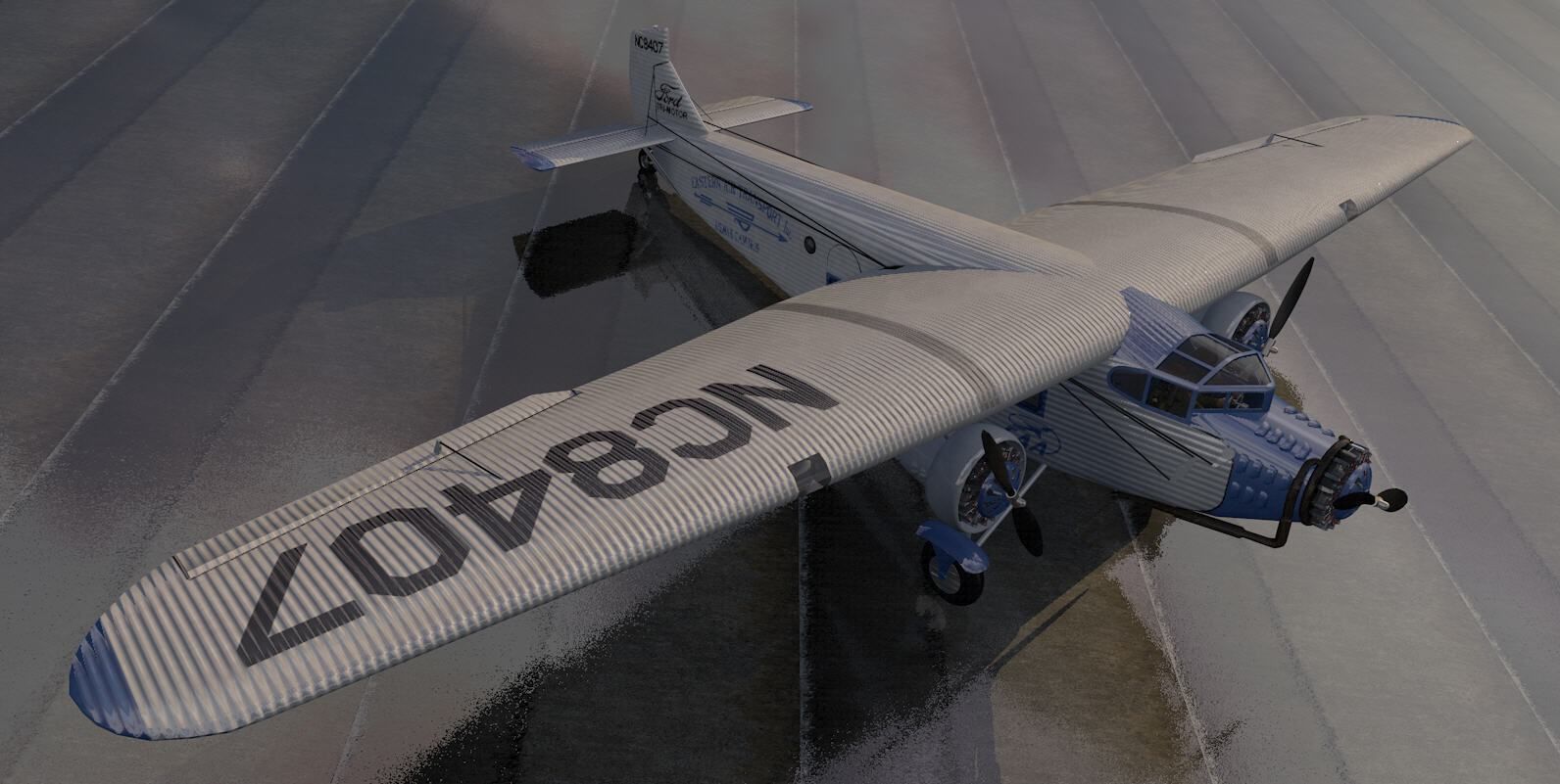 5-AT Trimotor 3D model_5