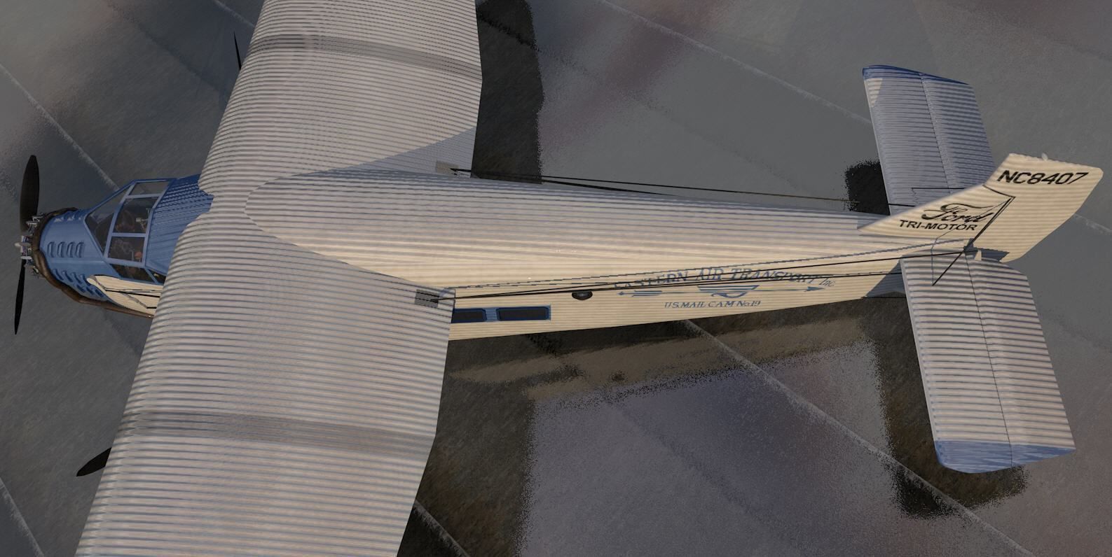 5-AT Trimotor 3D model_3