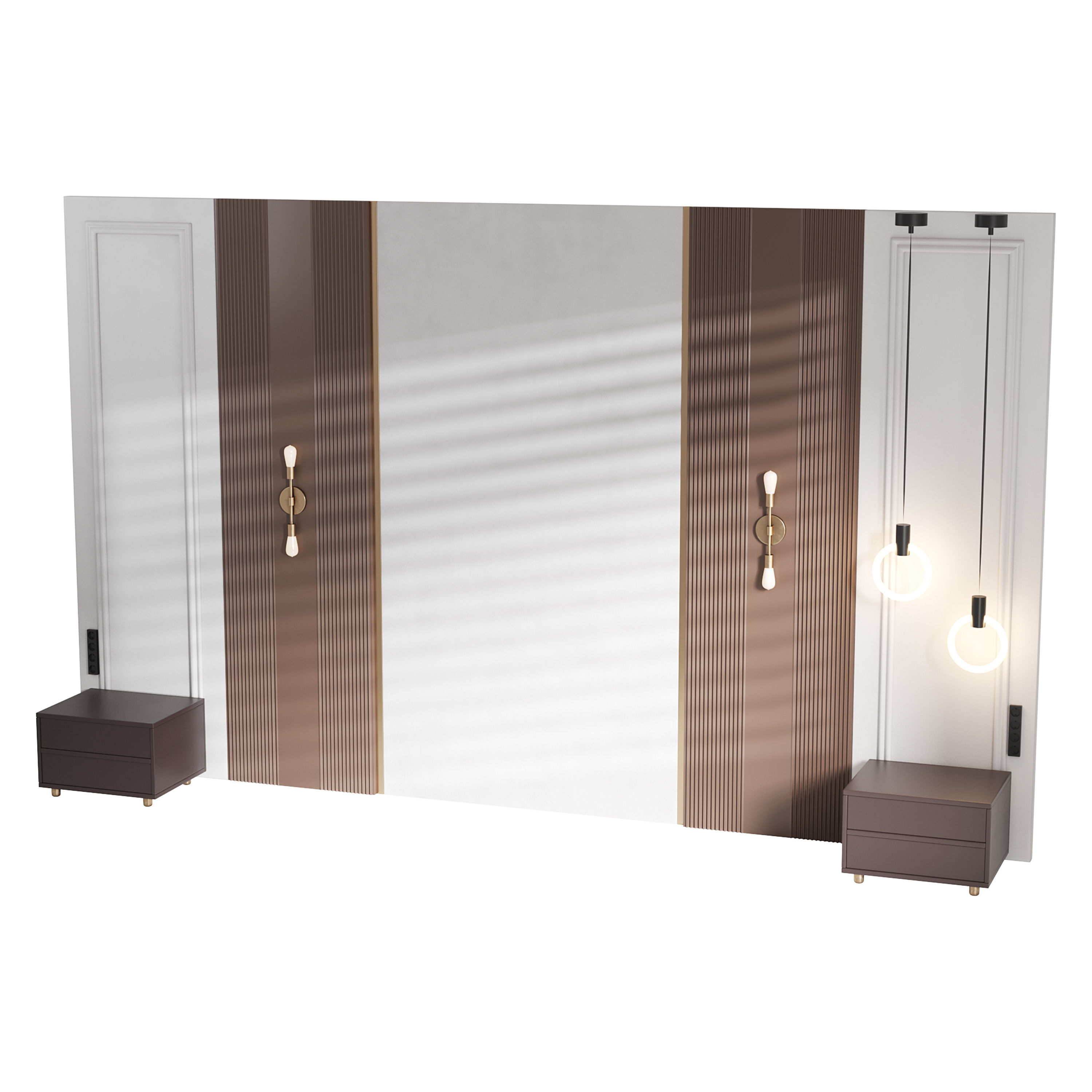 Decorative Wall panel  32 3D model_1