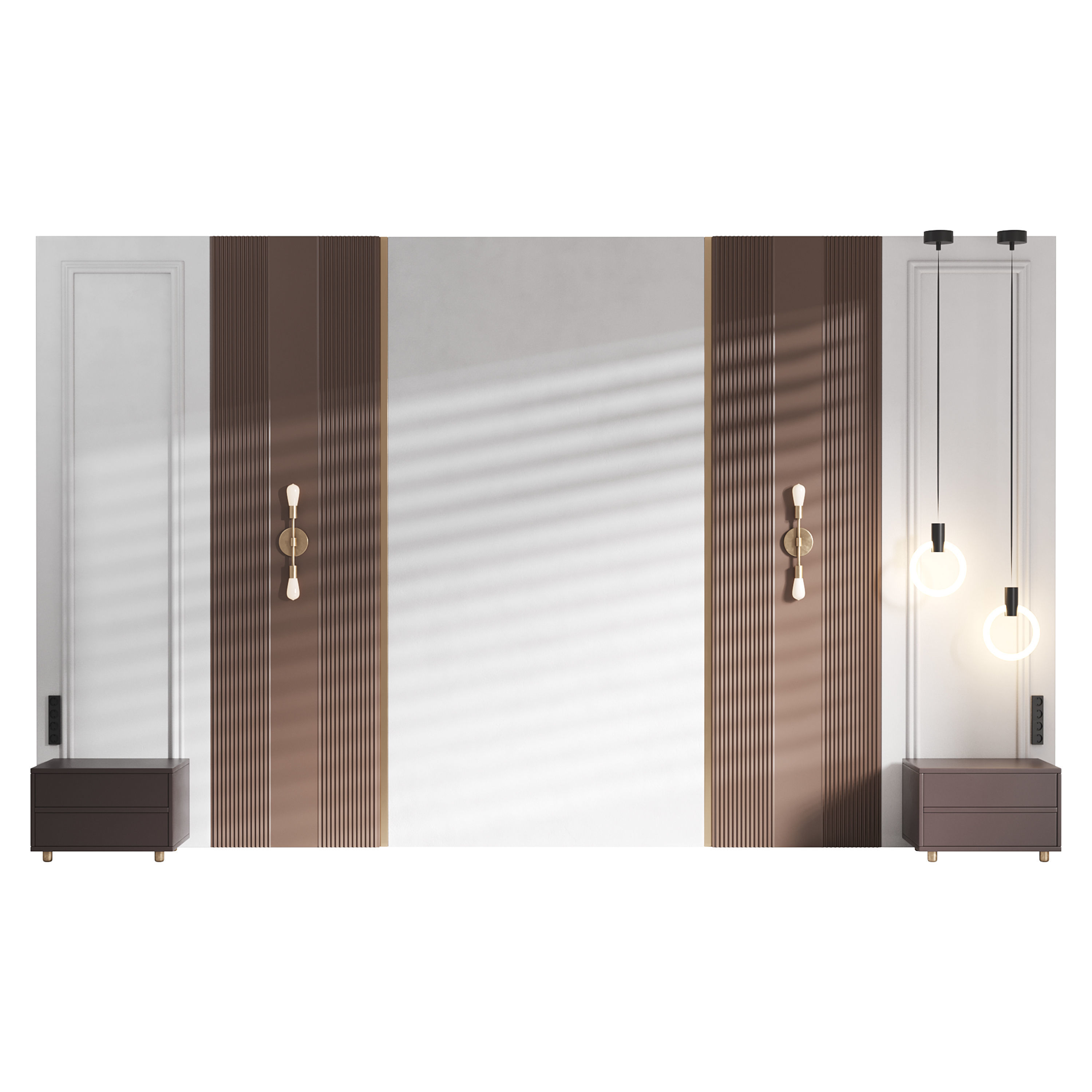 Decorative Wall panel  32 3D model_10