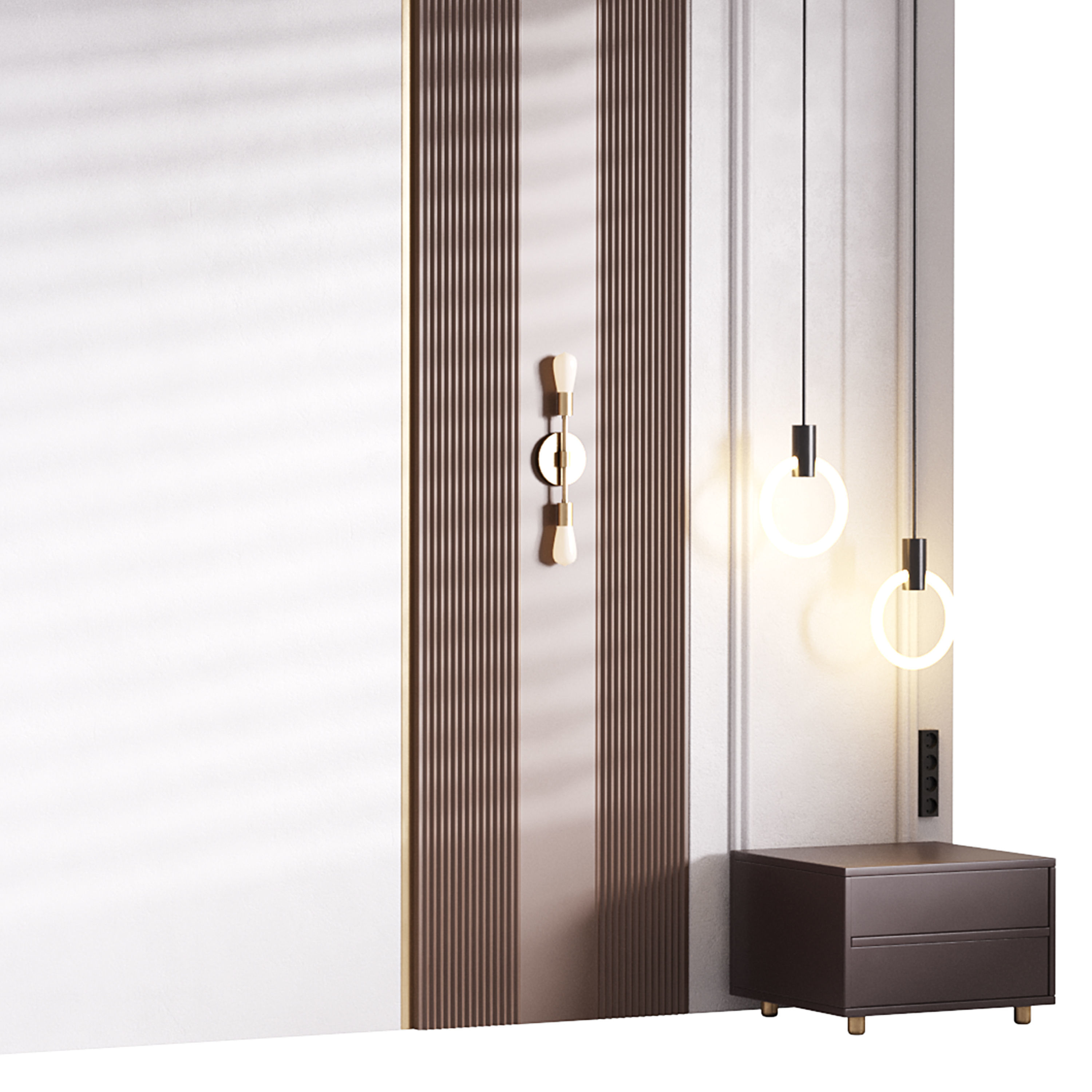 Decorative Wall panel  32 3D model_6