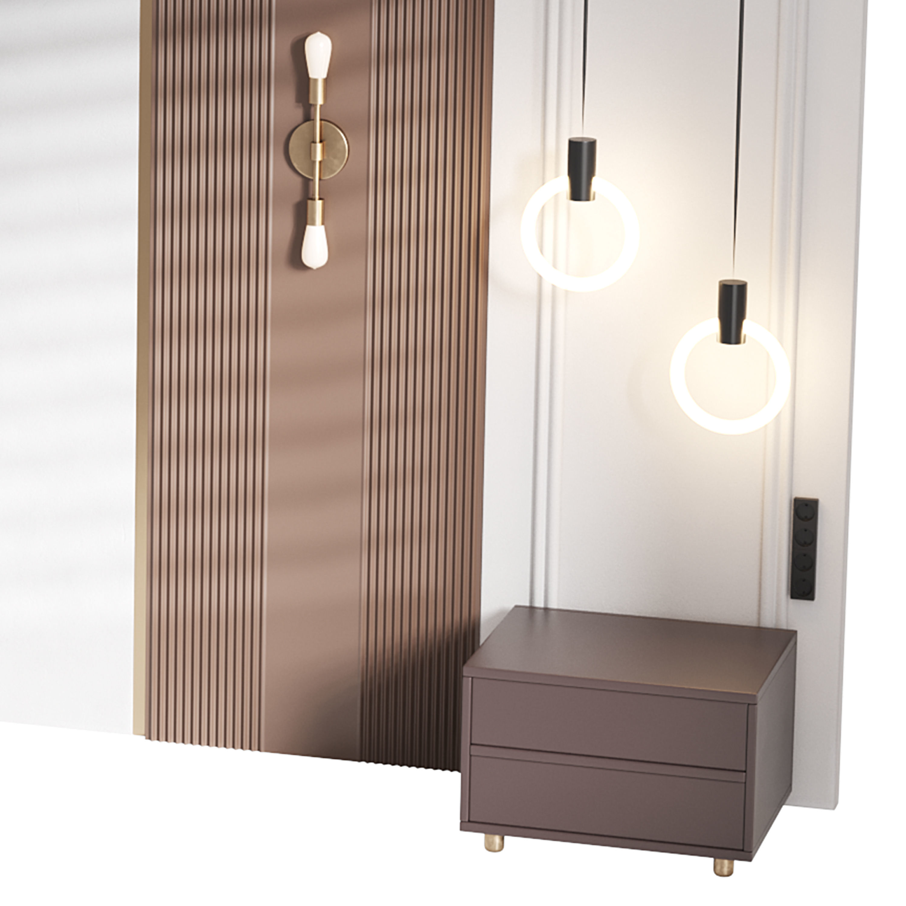 Decorative Wall panel  32 3D model_2