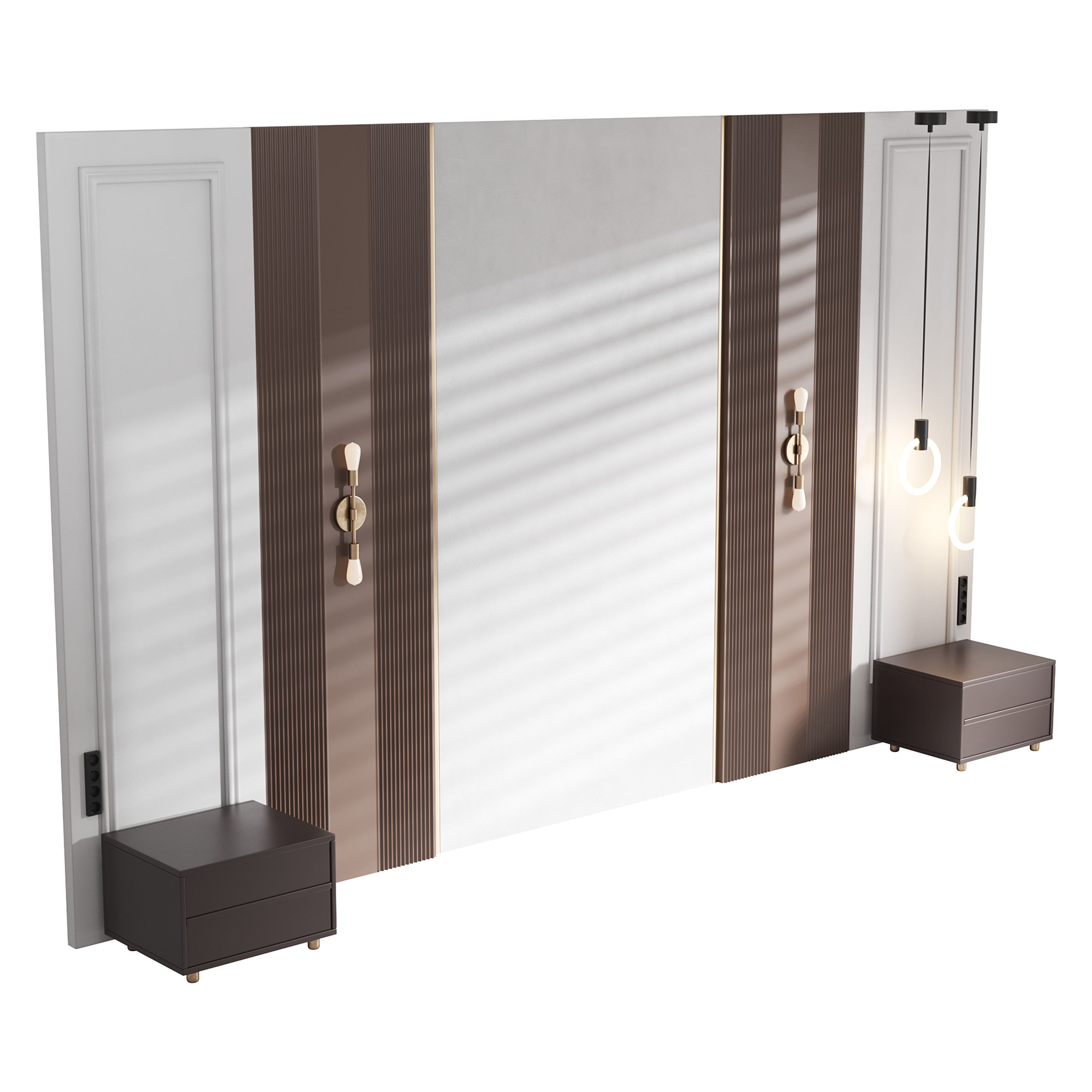 Decorative Wall panel  32 3D model_7