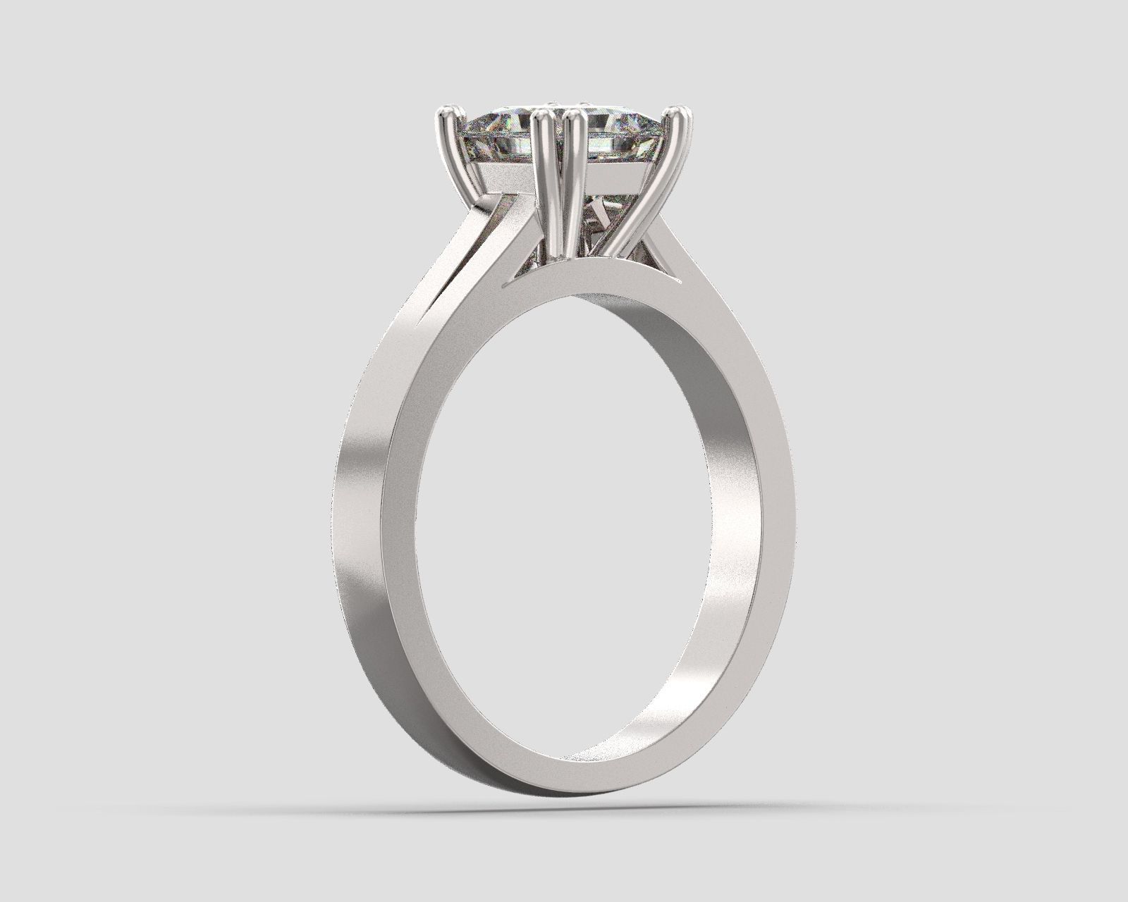 R 077 ring Solitarie 3D print model_5
