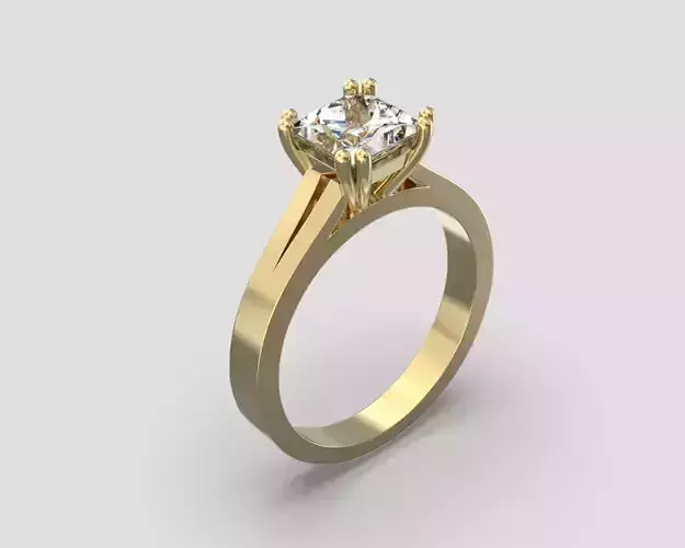 R 077 ring Solitarie