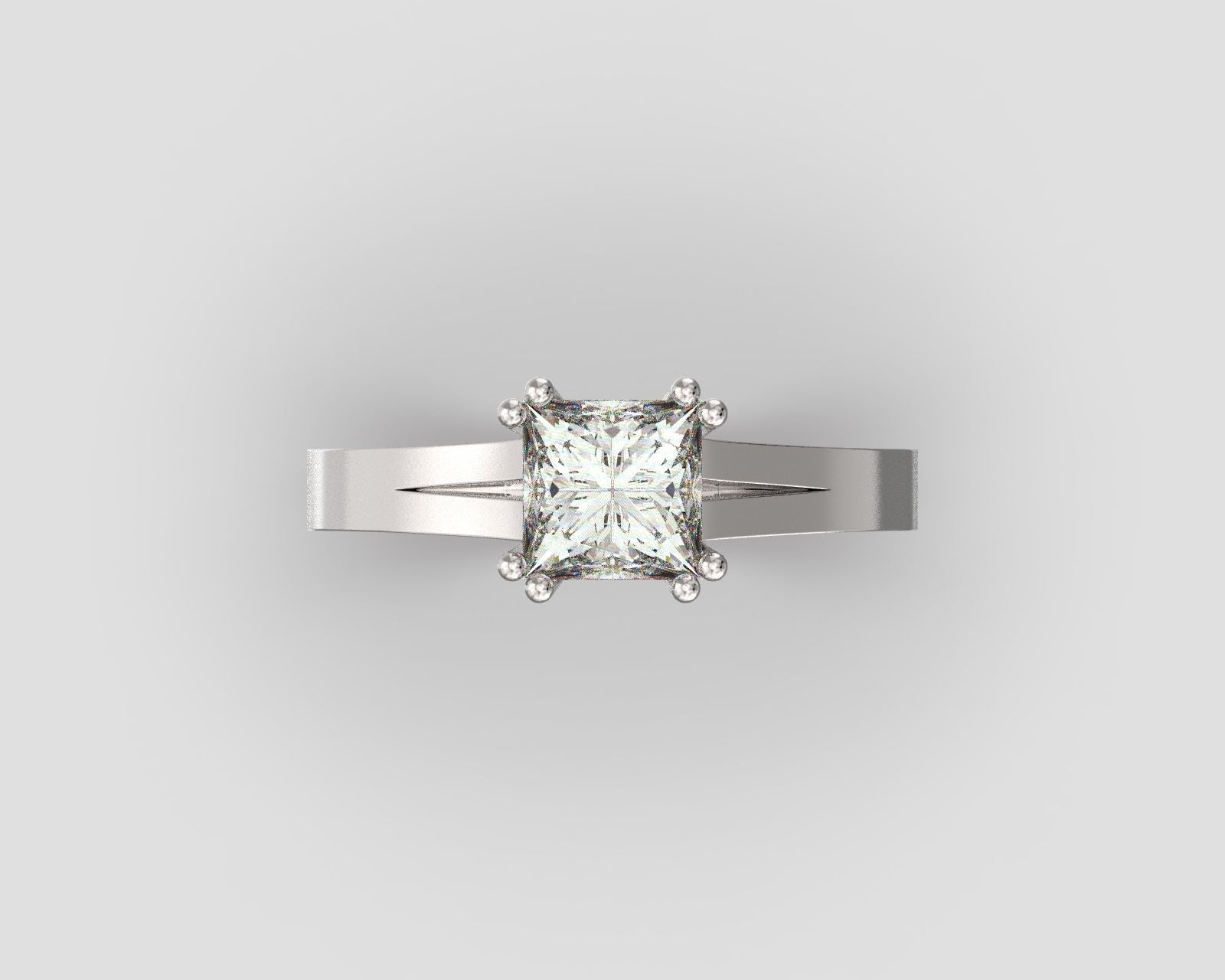 R 077 ring Solitarie 3D print model_6