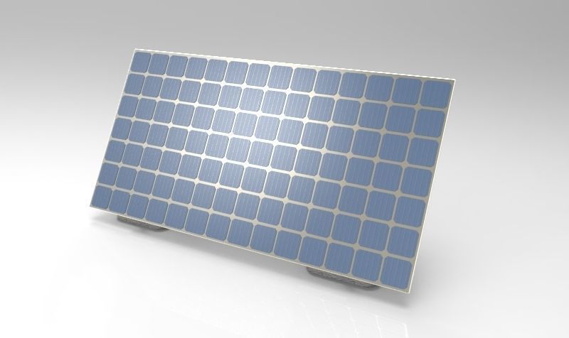 3D model Basic Solar Panel VR / AR / low-poly | CGTrader