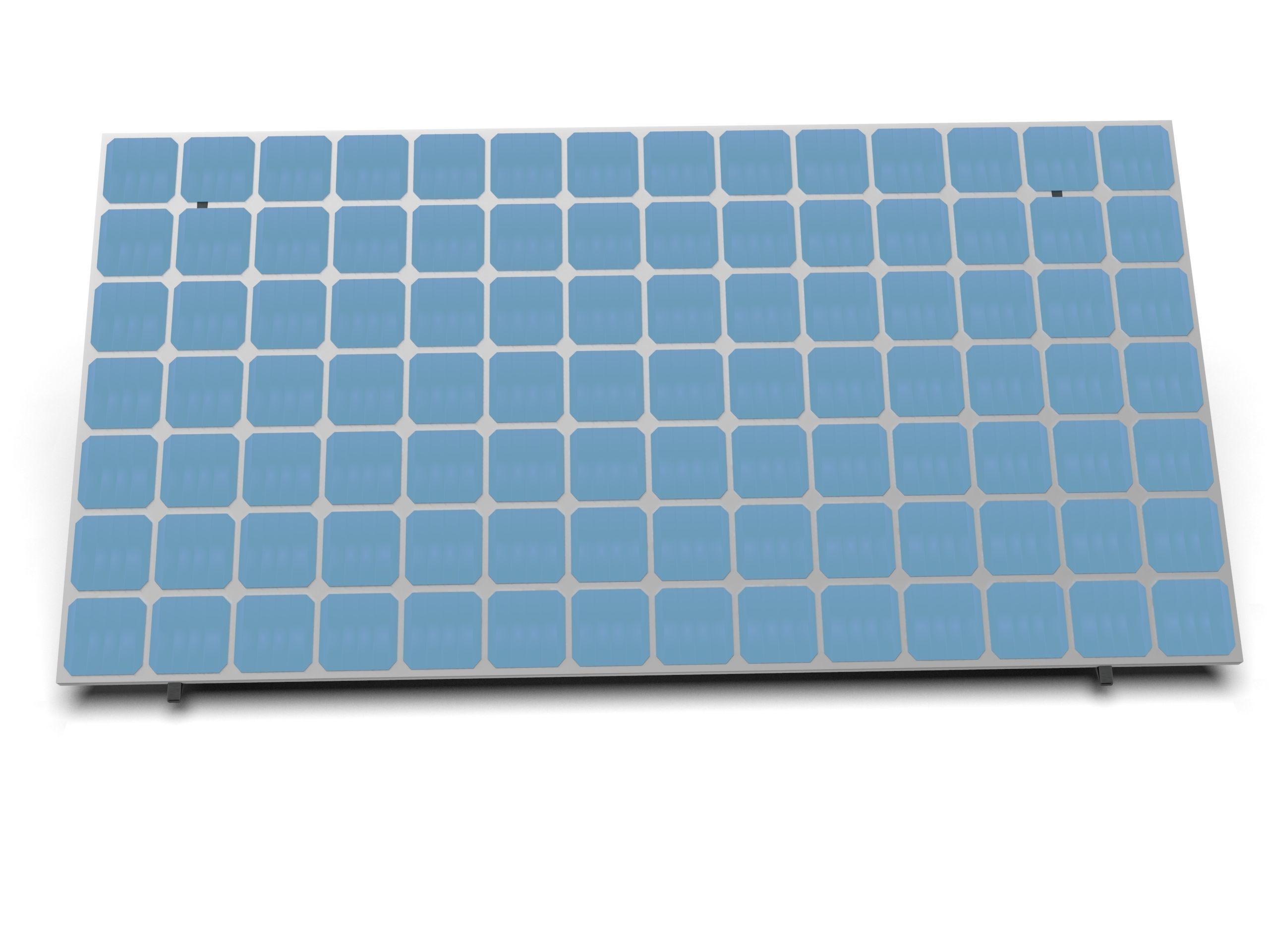 Basic Solar Panel Low-poly 3D model_7