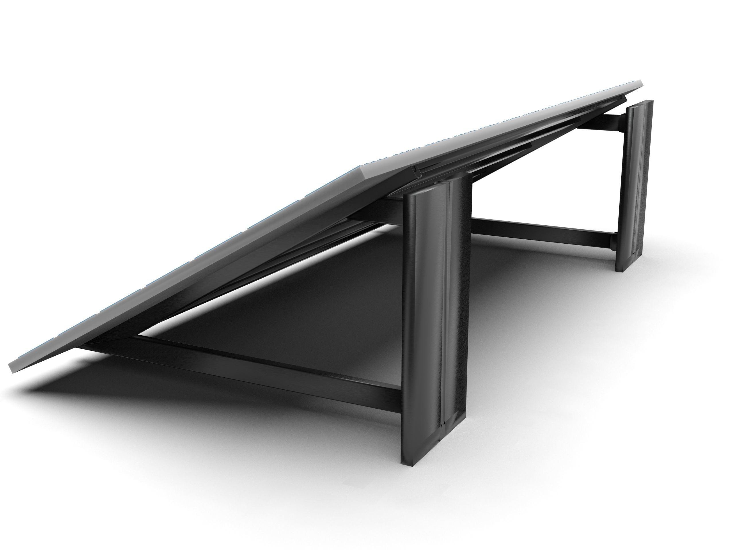 Basic Solar Panel Low-poly 3D model_3