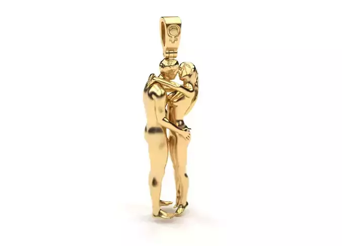 Flame of Passion  A pendant for lovers